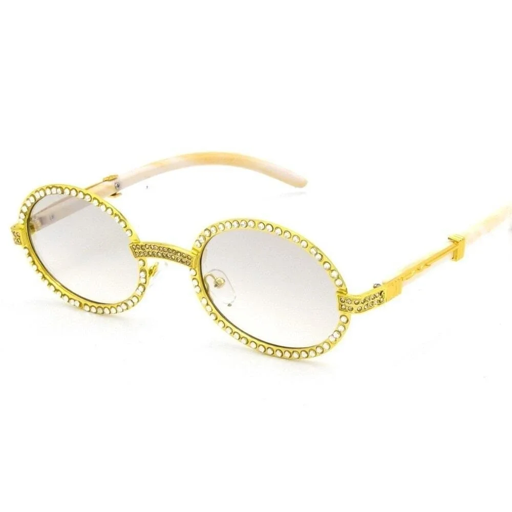 N/A oval sunglasses